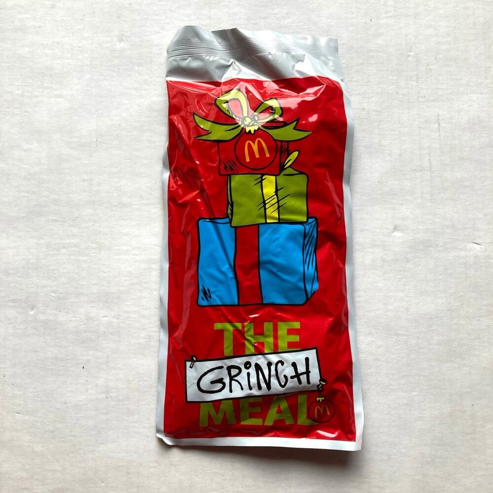 2025 McDONALD'S "The Grinch Meal" Socks Christmas Adult SEALED NEW